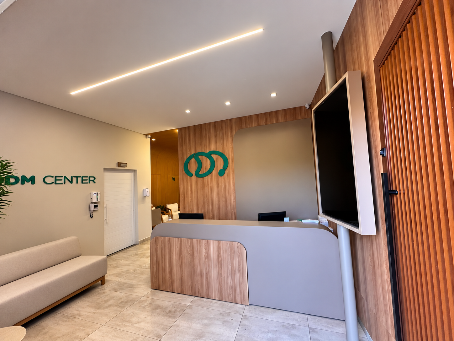 Recepção da clínica ODM Center
