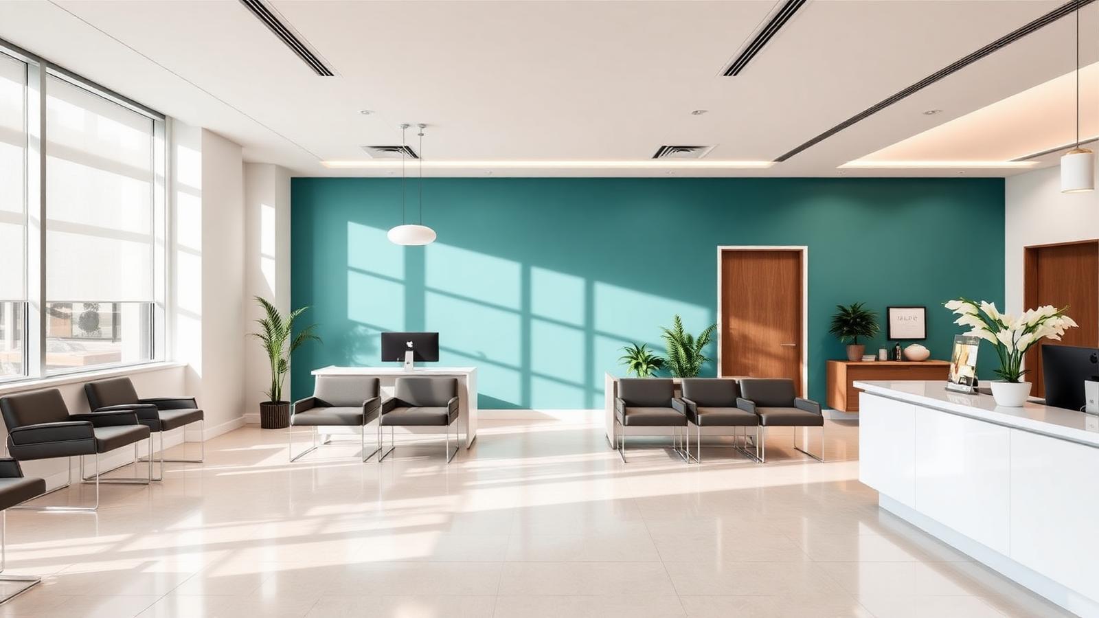 Recepção da clínica ODM Center